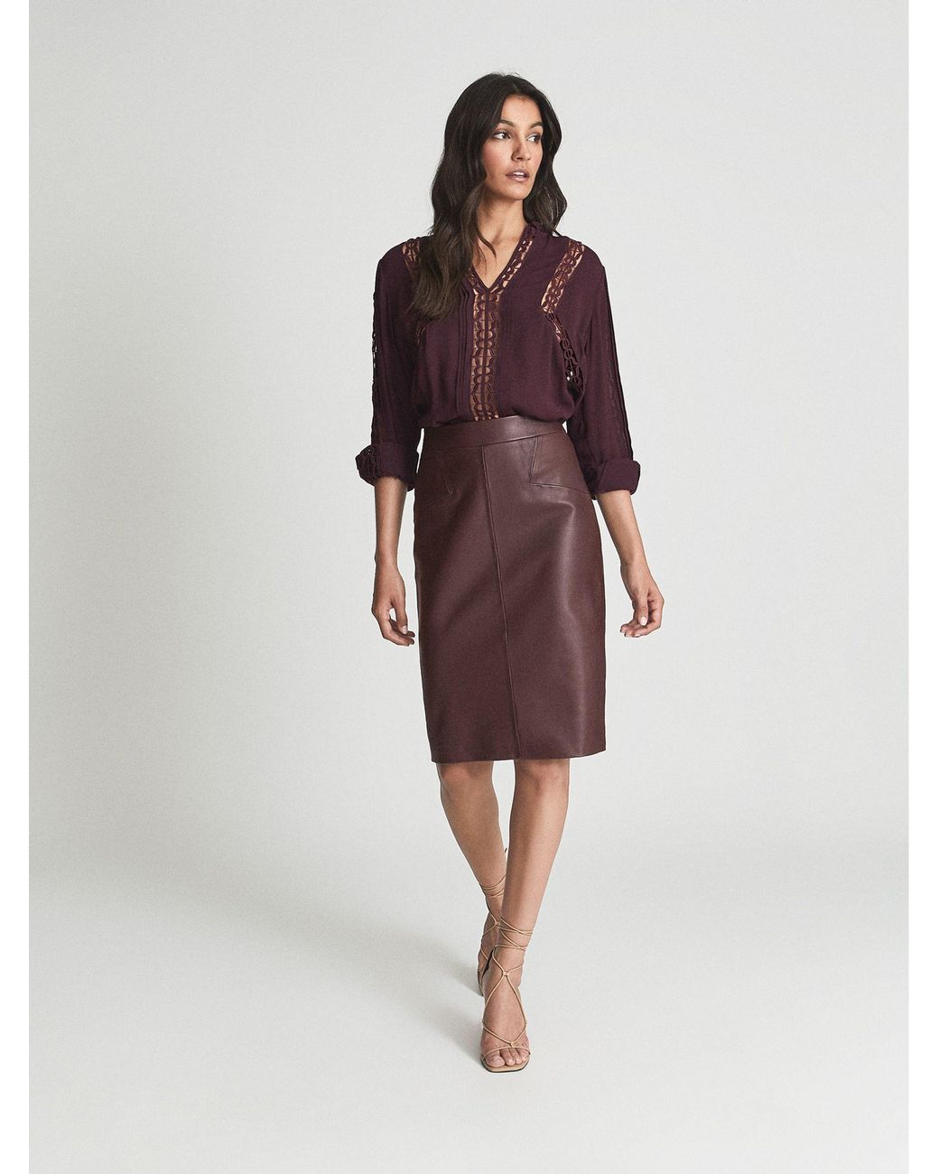 reiss-Berry-Leather-Pencil-