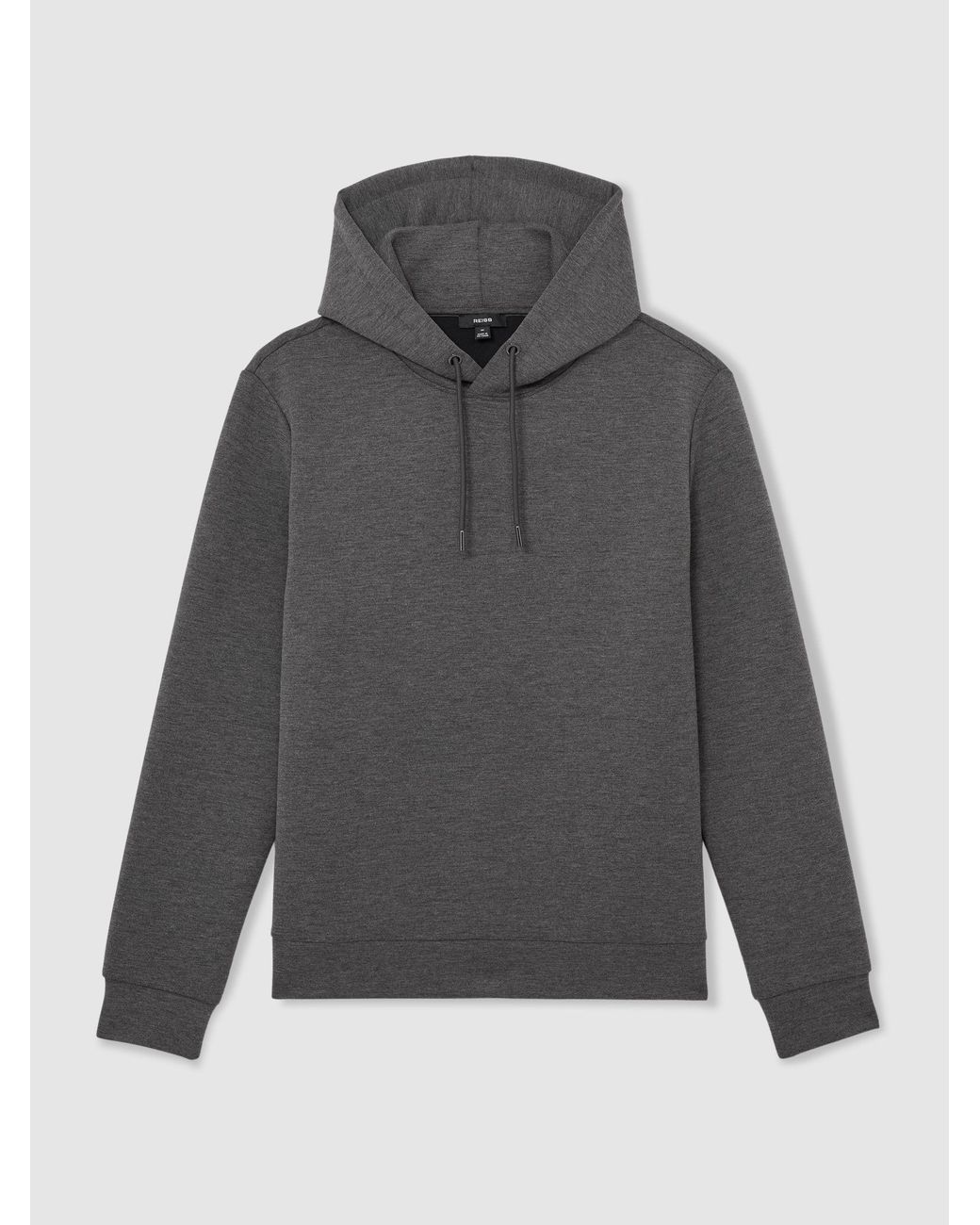 Reiss Gray Fabien - Charcoal Melange Sweat Tops, L for men
