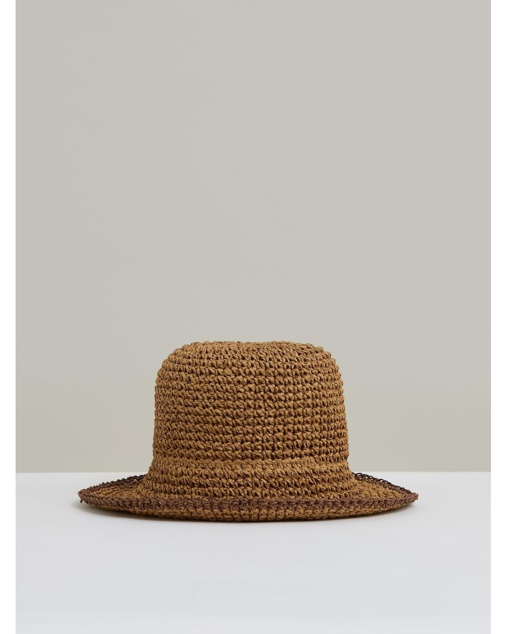 Reiss Brown Straw Sun Hat, M & L