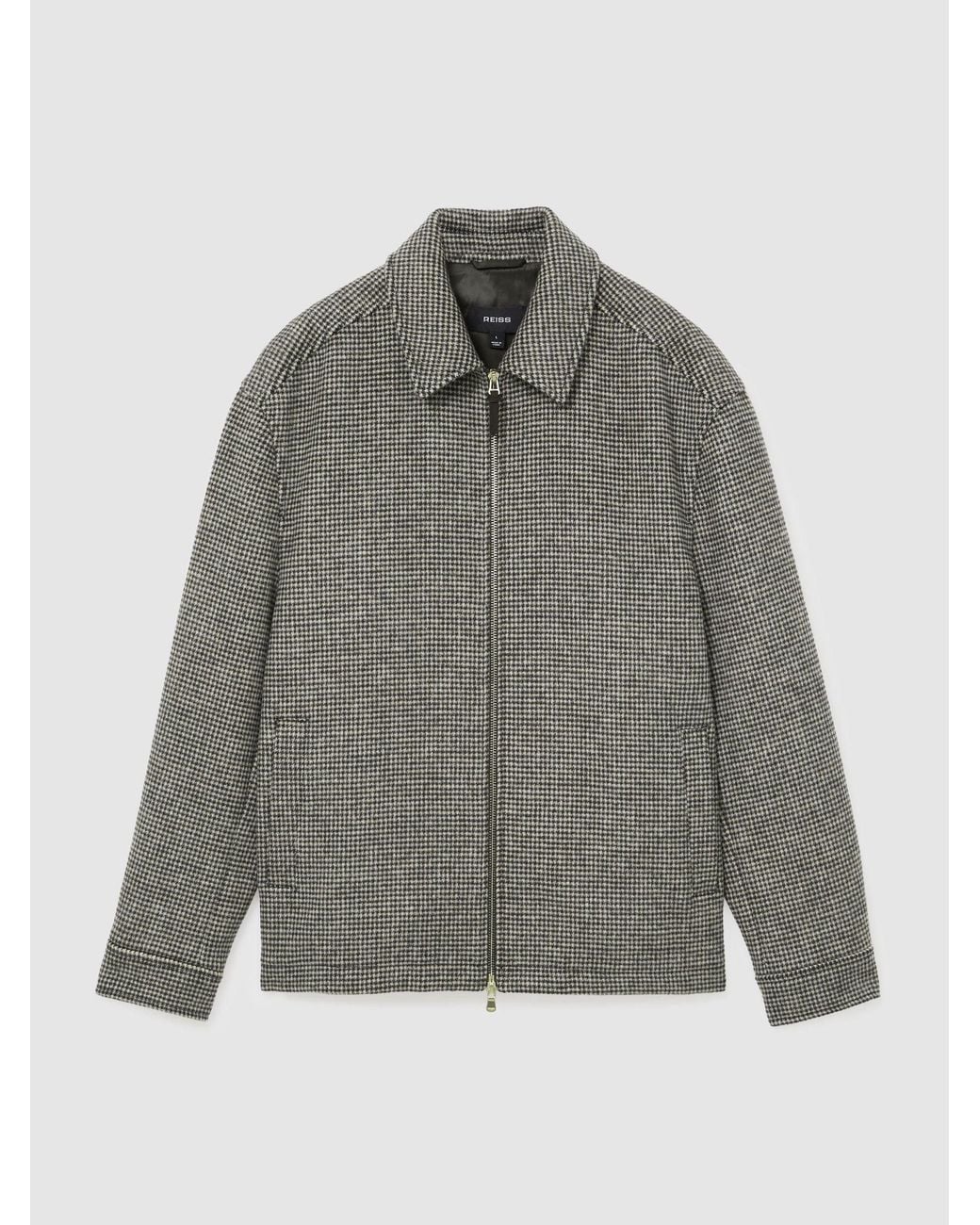 Reiss Gray Petrov - Dark Brown Shirt, S for men