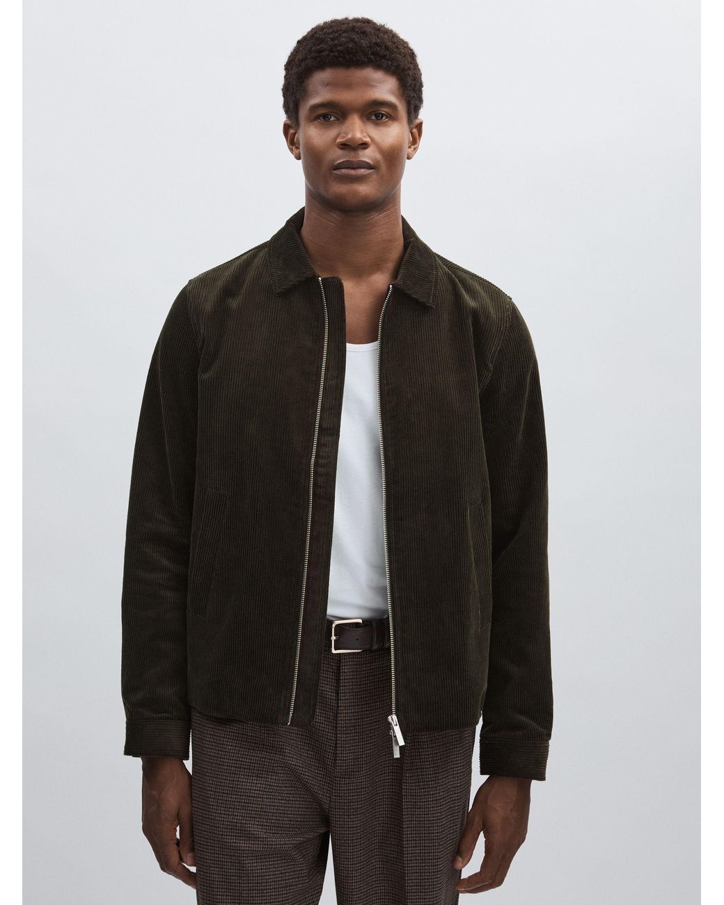 Les Deux Black Marchall Jacket Cotton Plain for men