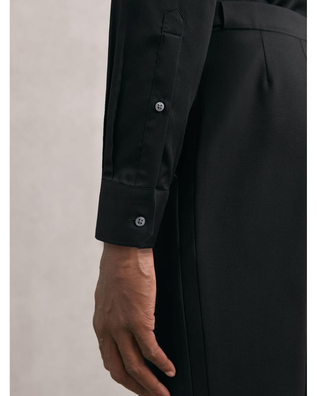 Reiss Blue Regular Fit Cotton Dinner Shirt for men