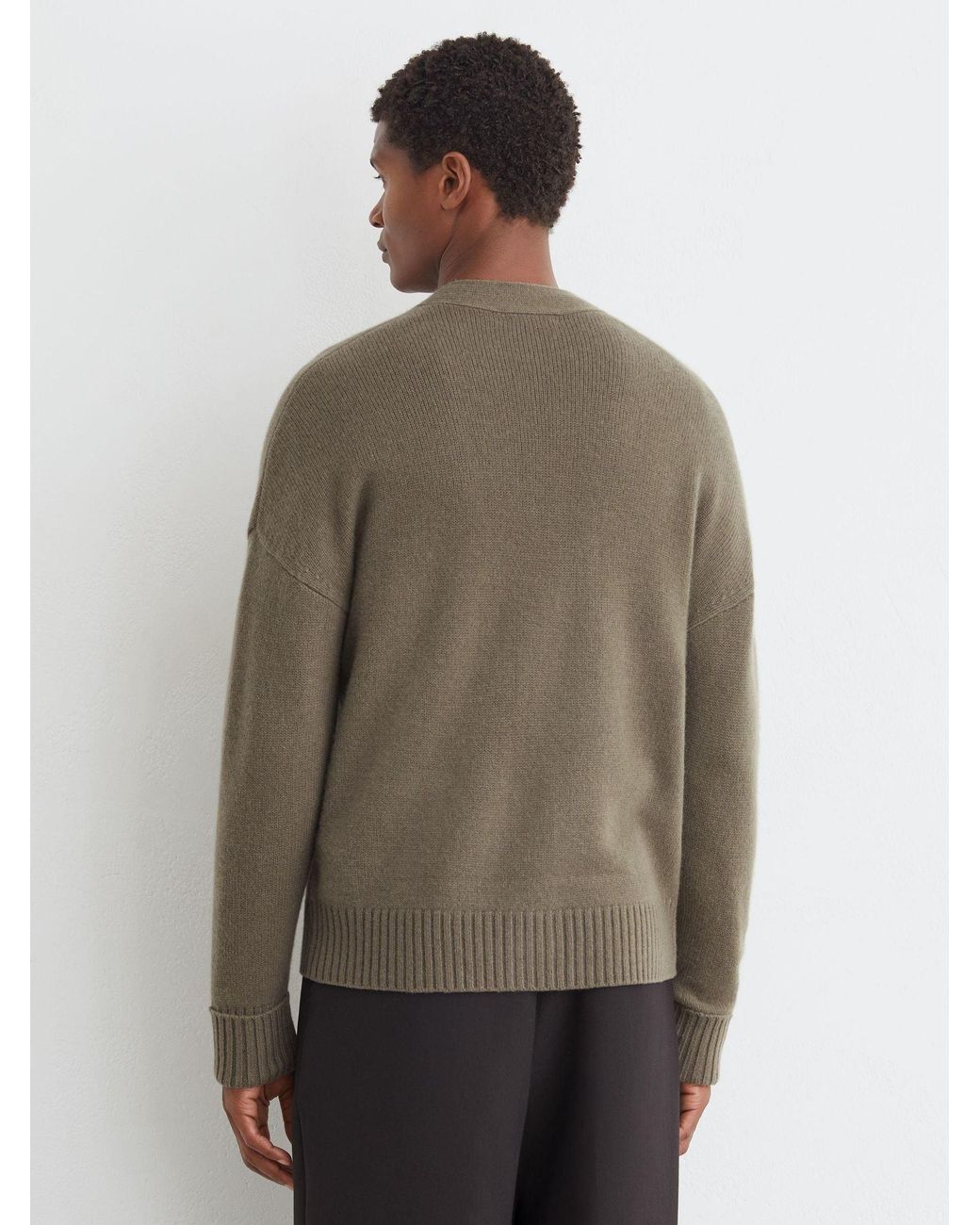 Reiss Natural Cashmere V-Neck Cardigan for men