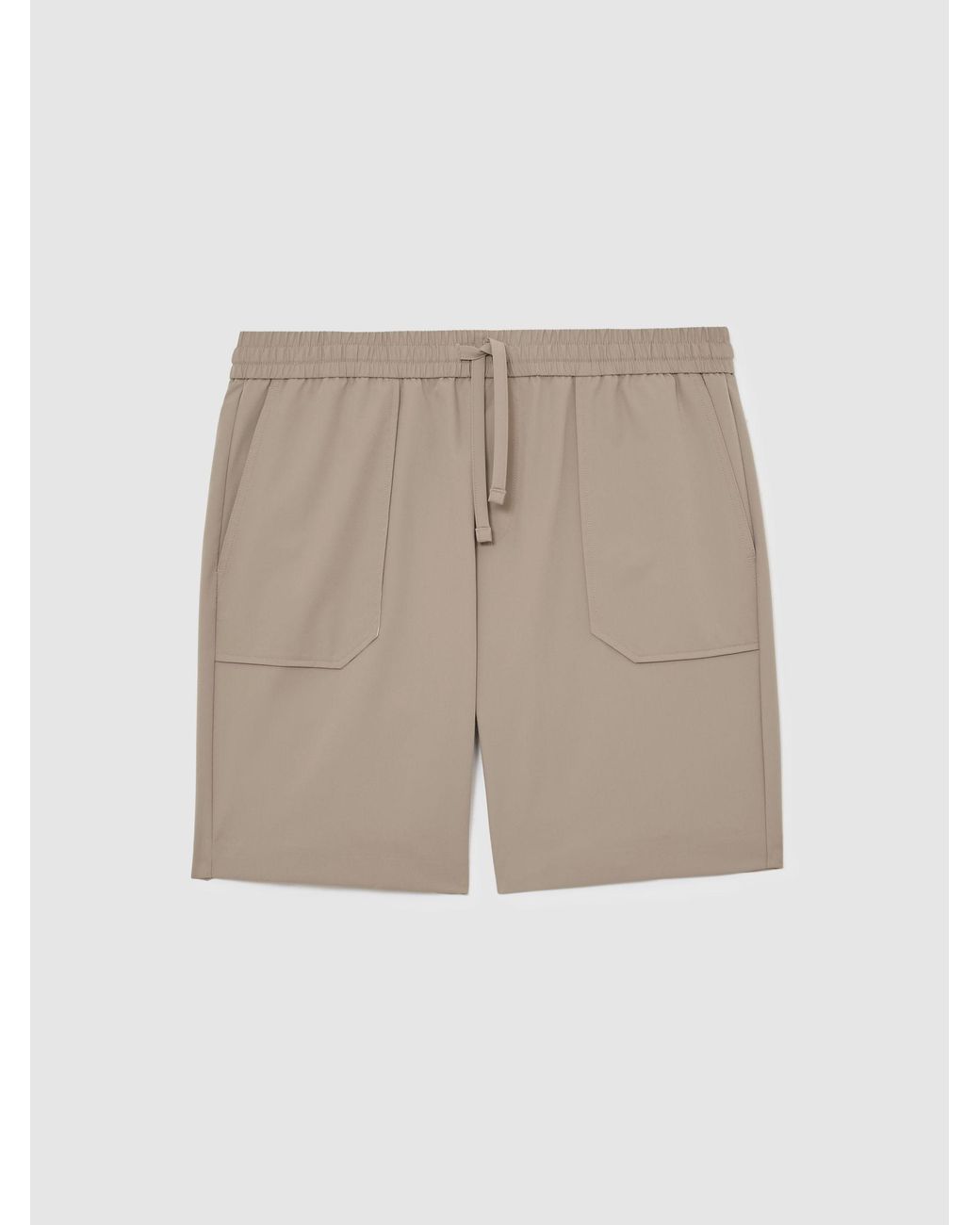 Reiss White Ascend Technical Drawstrings for men
