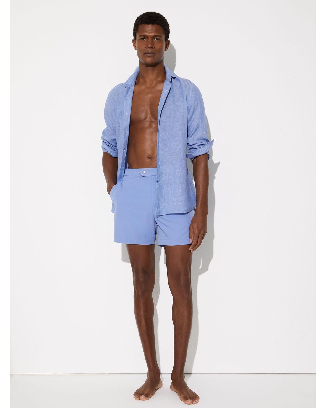 Reiss Blue Swim Shorts for men