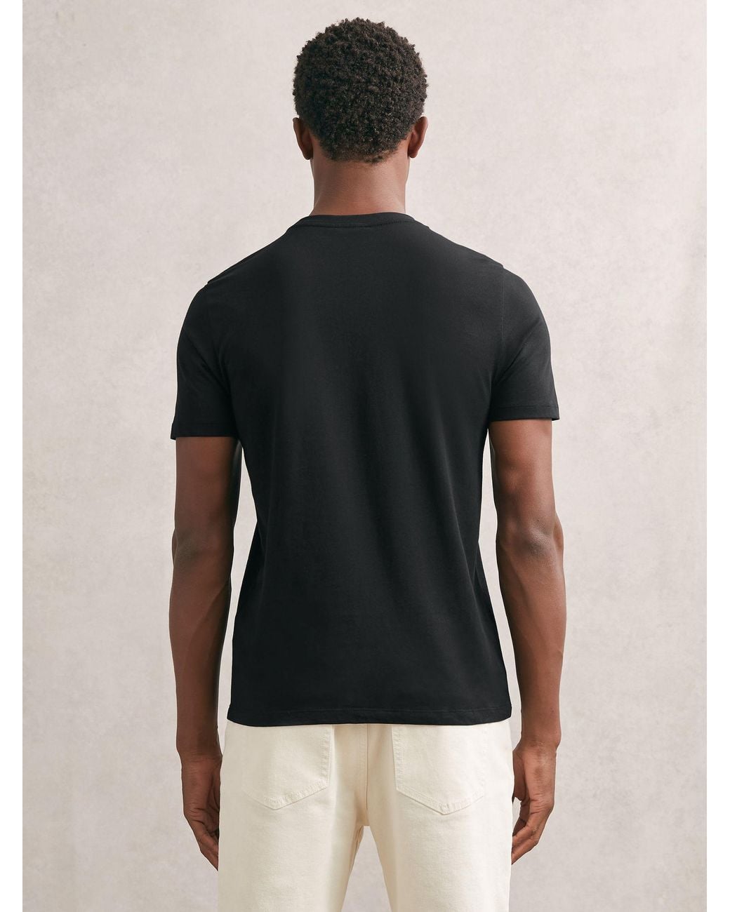 Reiss Black Bless Pack Cotton Crew-Neck T-Shirts for men