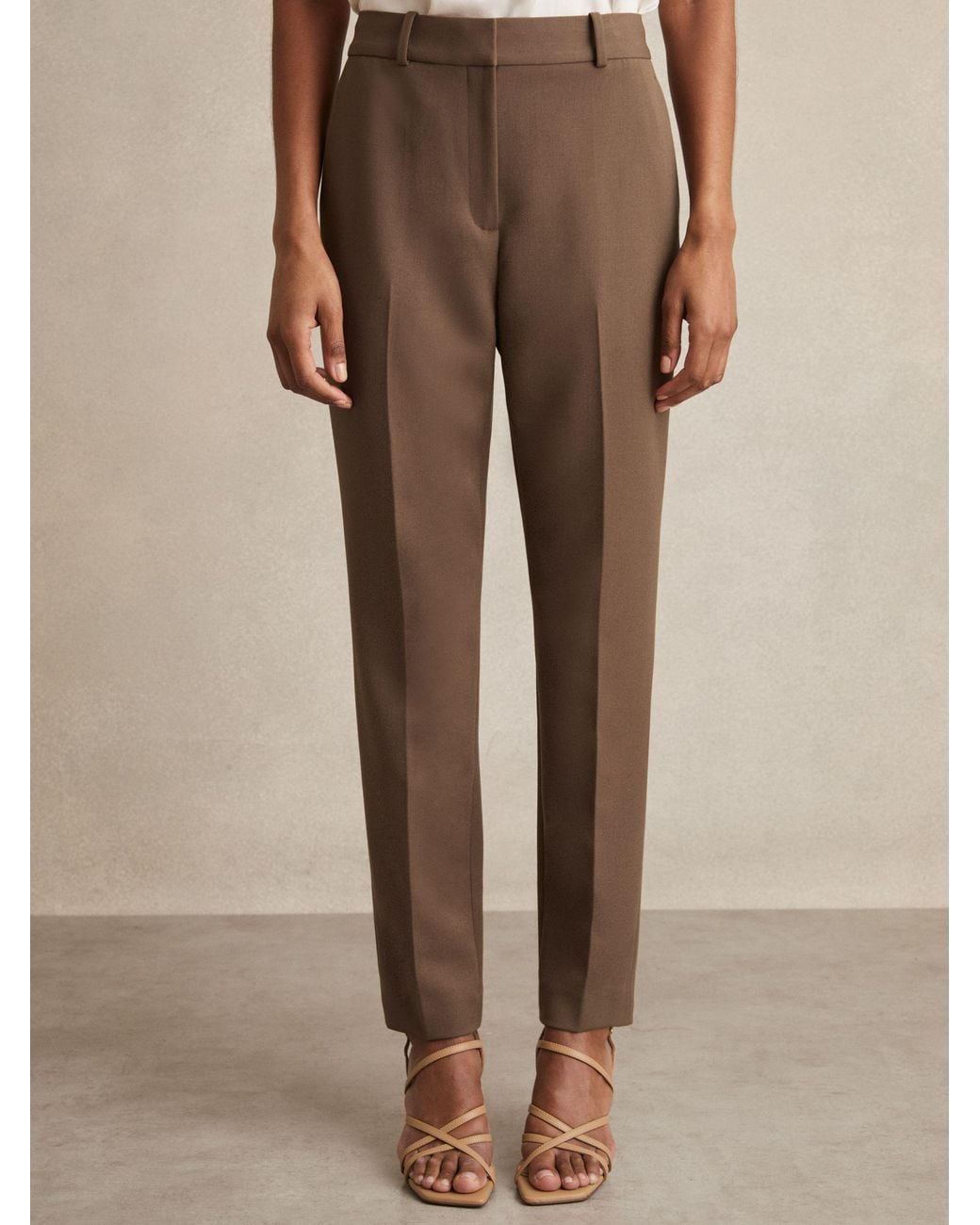 Reiss Natural Slim-Fit Suit Trousers