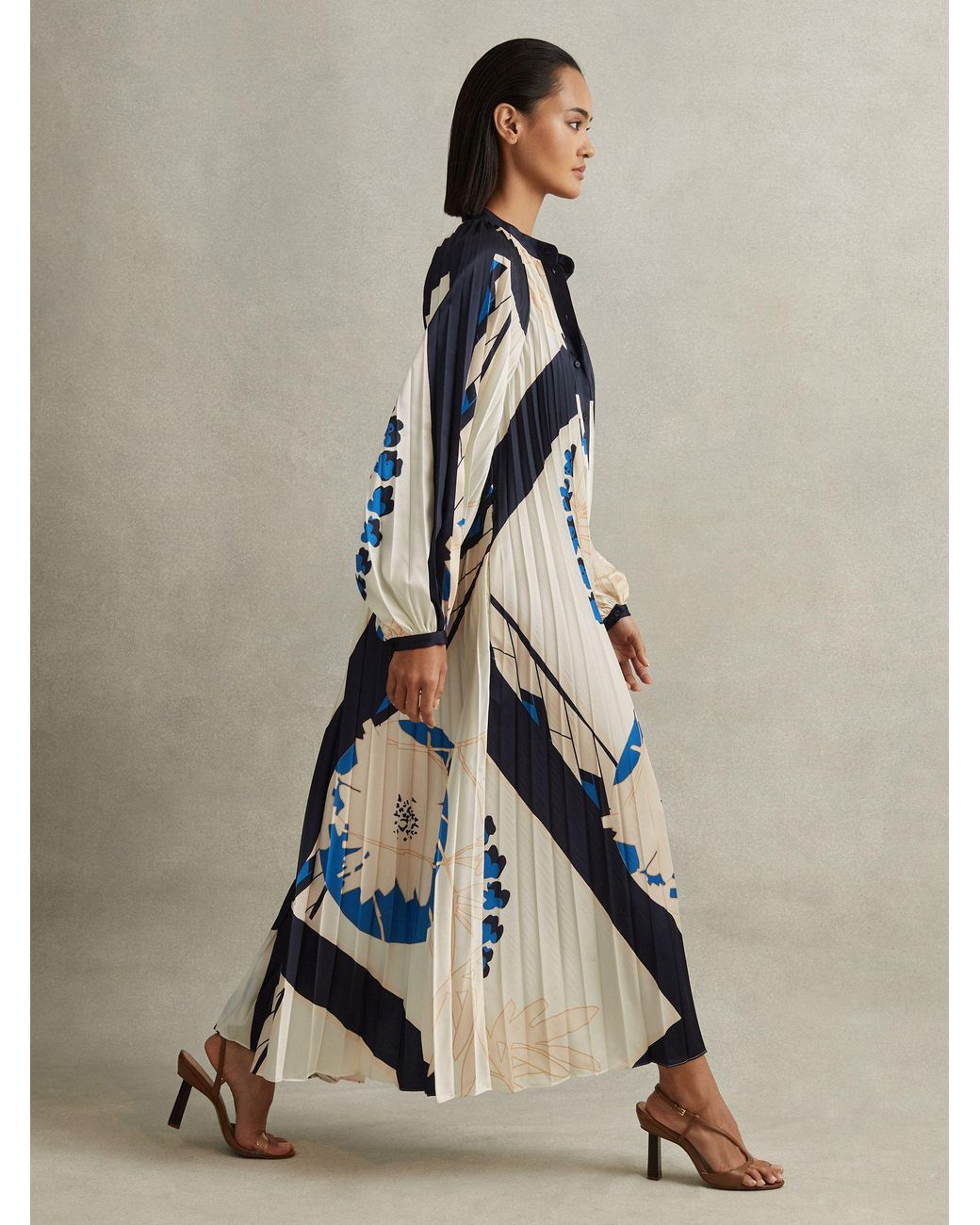 【海外限定】REISSドレス☆Delia Jersey Maxi Dress, Blue Reiss Delia Jersey Maxi Dress, Blue