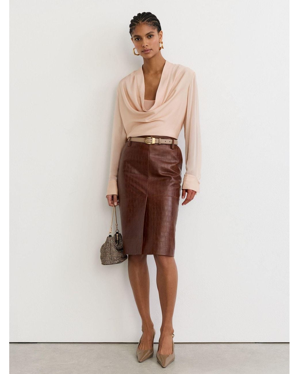 Reiss Natural Blouse