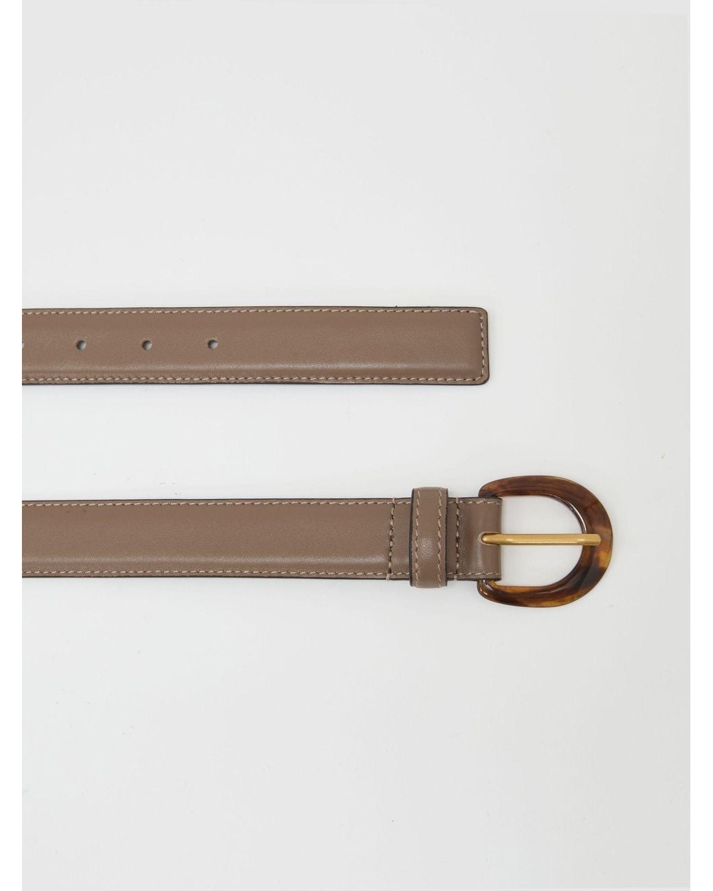 Reiss Blue Leather -Buckle Belt