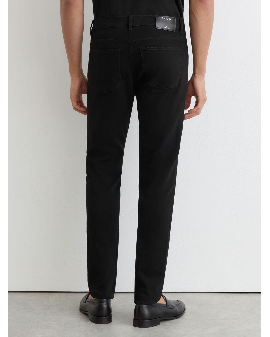 Reiss Multicolor Bleaker Jeans Cotton Plain for men