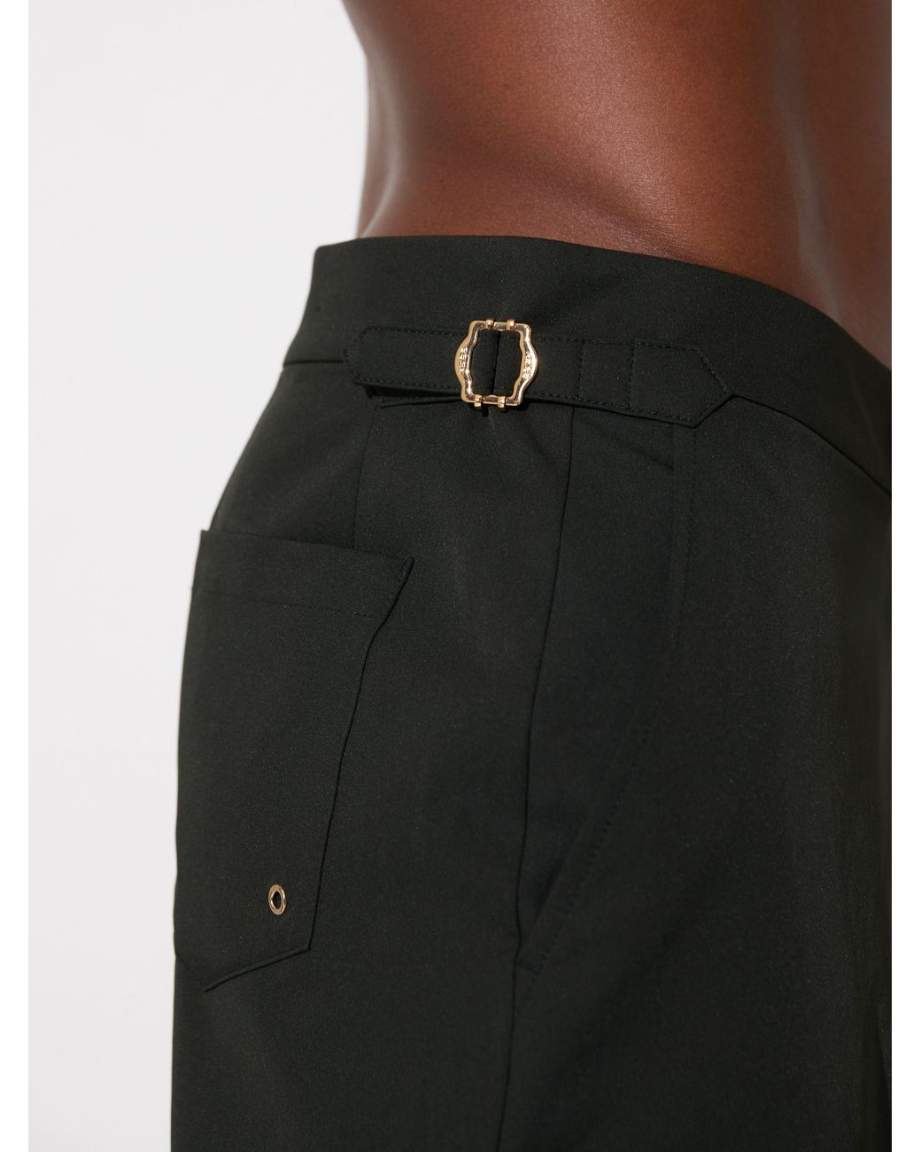 Reiss Blue Side-Adjuster Swim Shorts for men