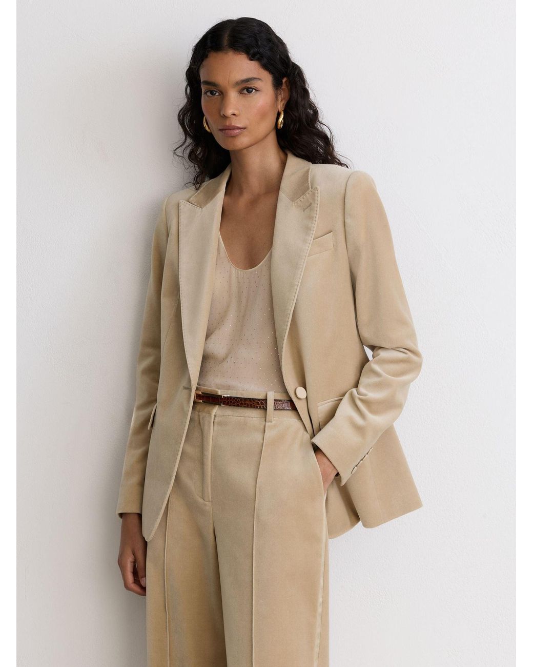 Reiss Natural Suit Jacket