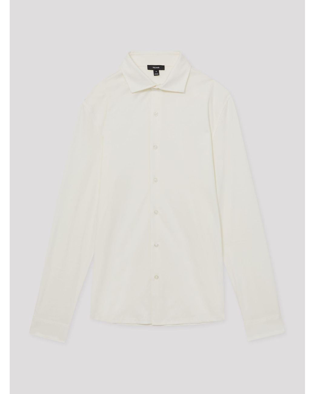 Reiss Natural Air-Water Cotton Slim-Fit Shirt for men