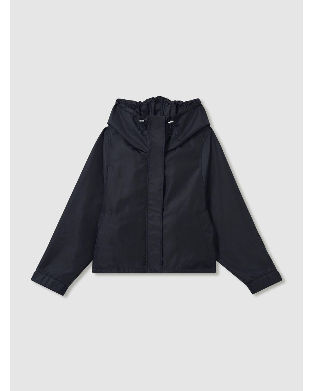 【海外限定】REISSジャケット☆Rhea Technical Water-Repellent Reiss Technical Water-Repellent Hooded Jacket in Blue | Lyst