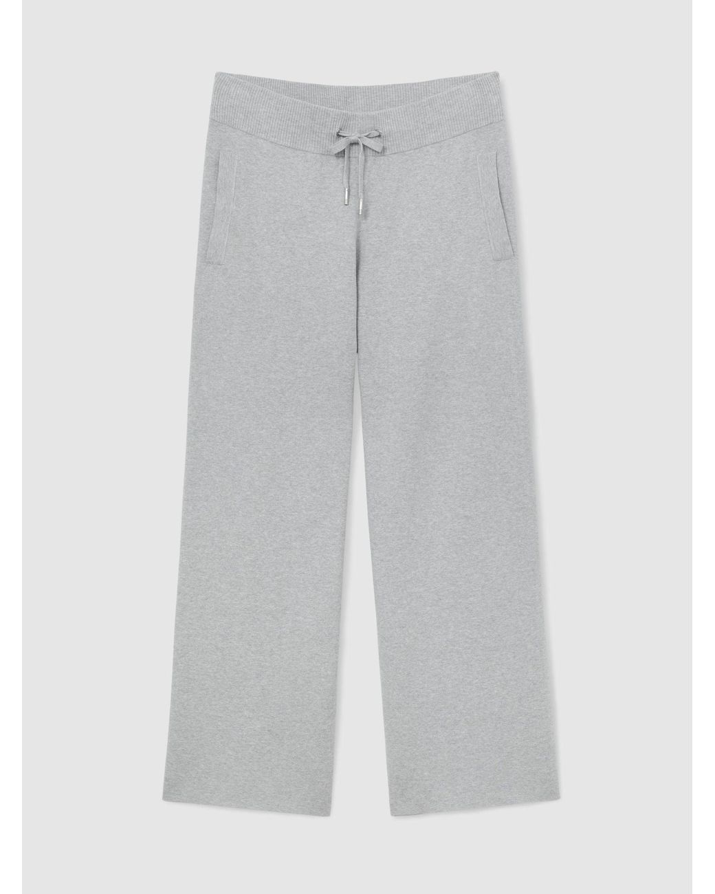 Reiss White R-Flex Knitted Relaxed-Fit Joggers for men