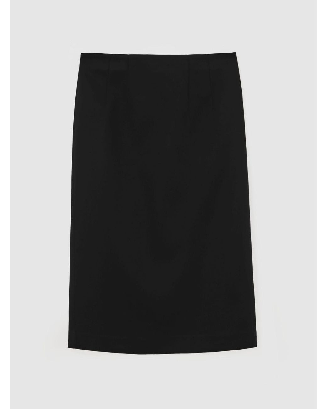 Reiss White Veronica High-Rise Pencil Midi Skirt