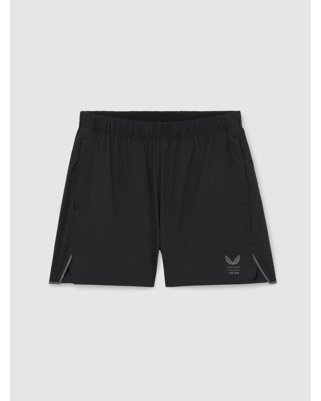 Reiss Black 5 Split Short for men