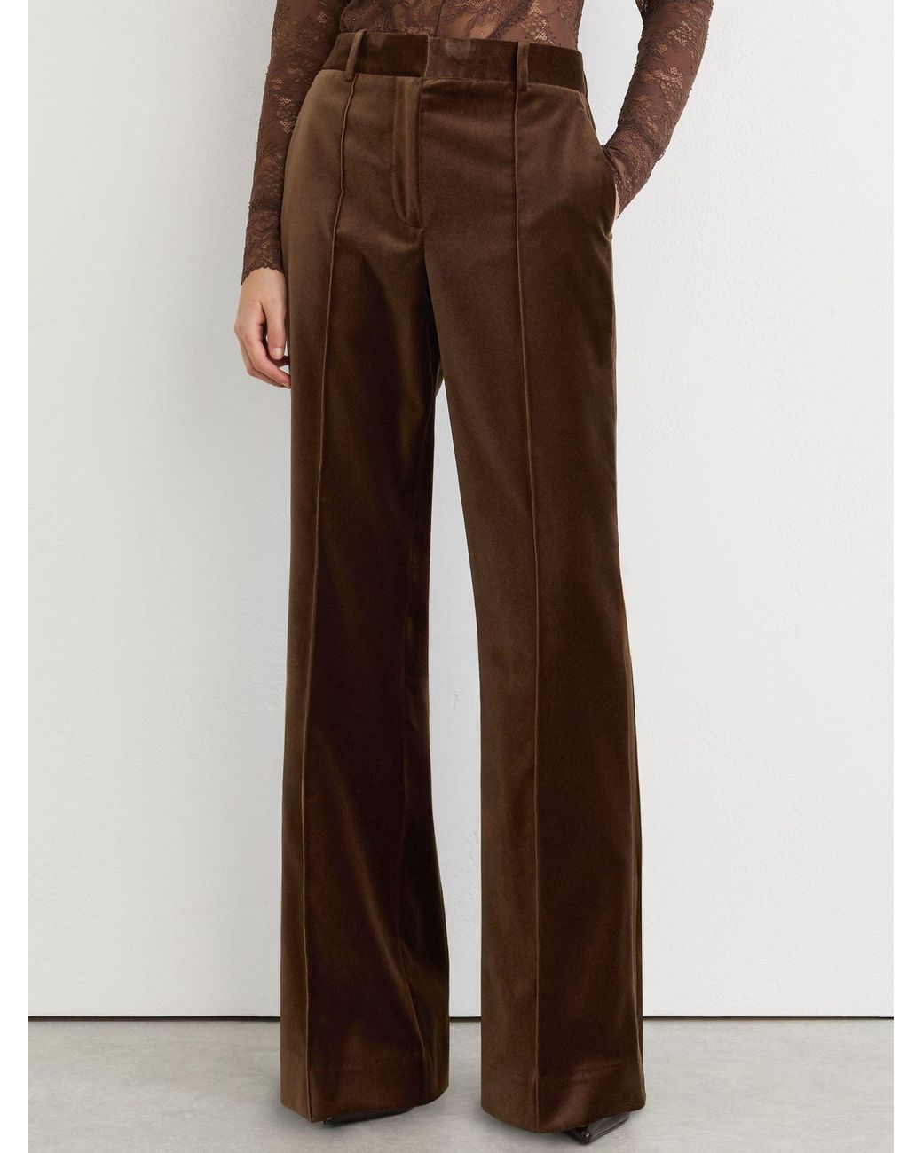 Reiss Brown Suit Trousers