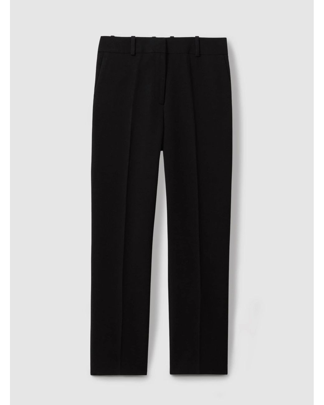 Reiss Black Gabi Polyester Suit Trousers