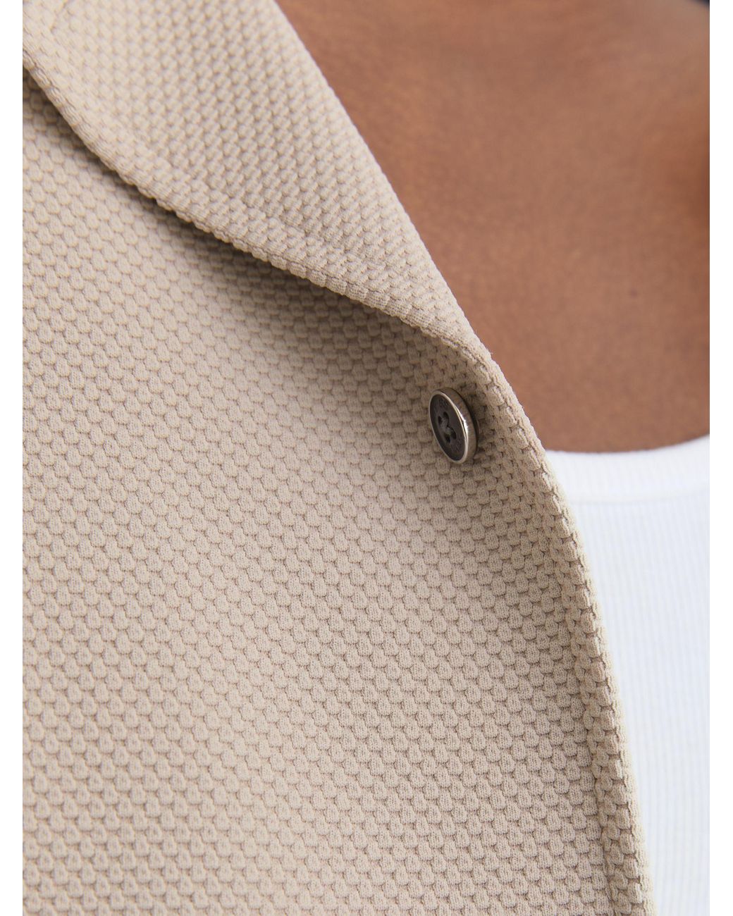 Reiss Natural Textured Cuban-Collar Shirt for men