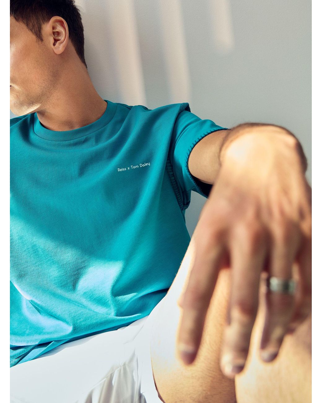 Reiss Blue Reiss Men's Teal Green for men