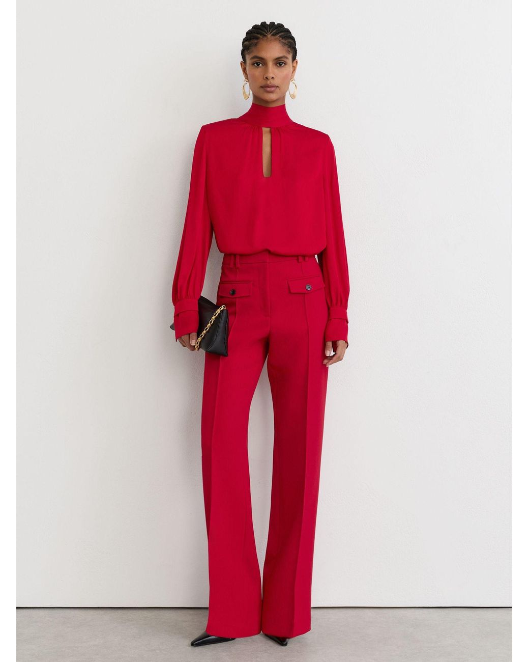 Reiss Red Blouse