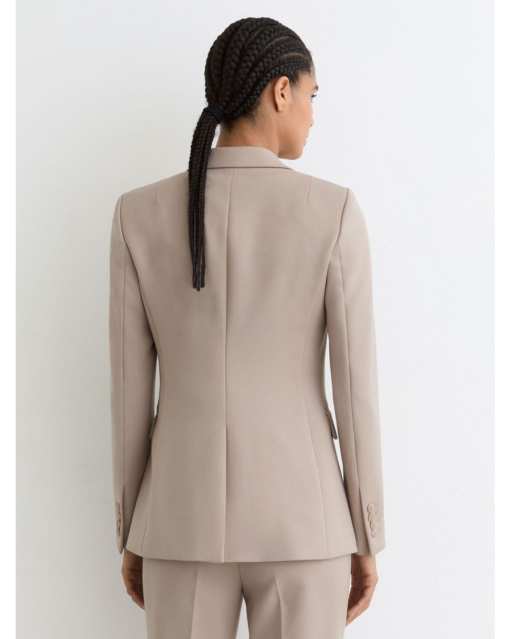 Reiss Natural Tailored Single Breasted Suit Blazer