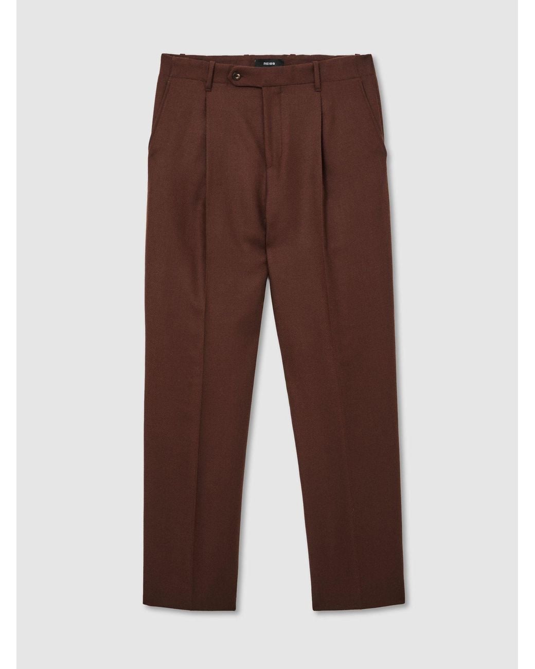 Reiss Black Terrain Wool-Blend Twill Relaxed-Fit Suits for men