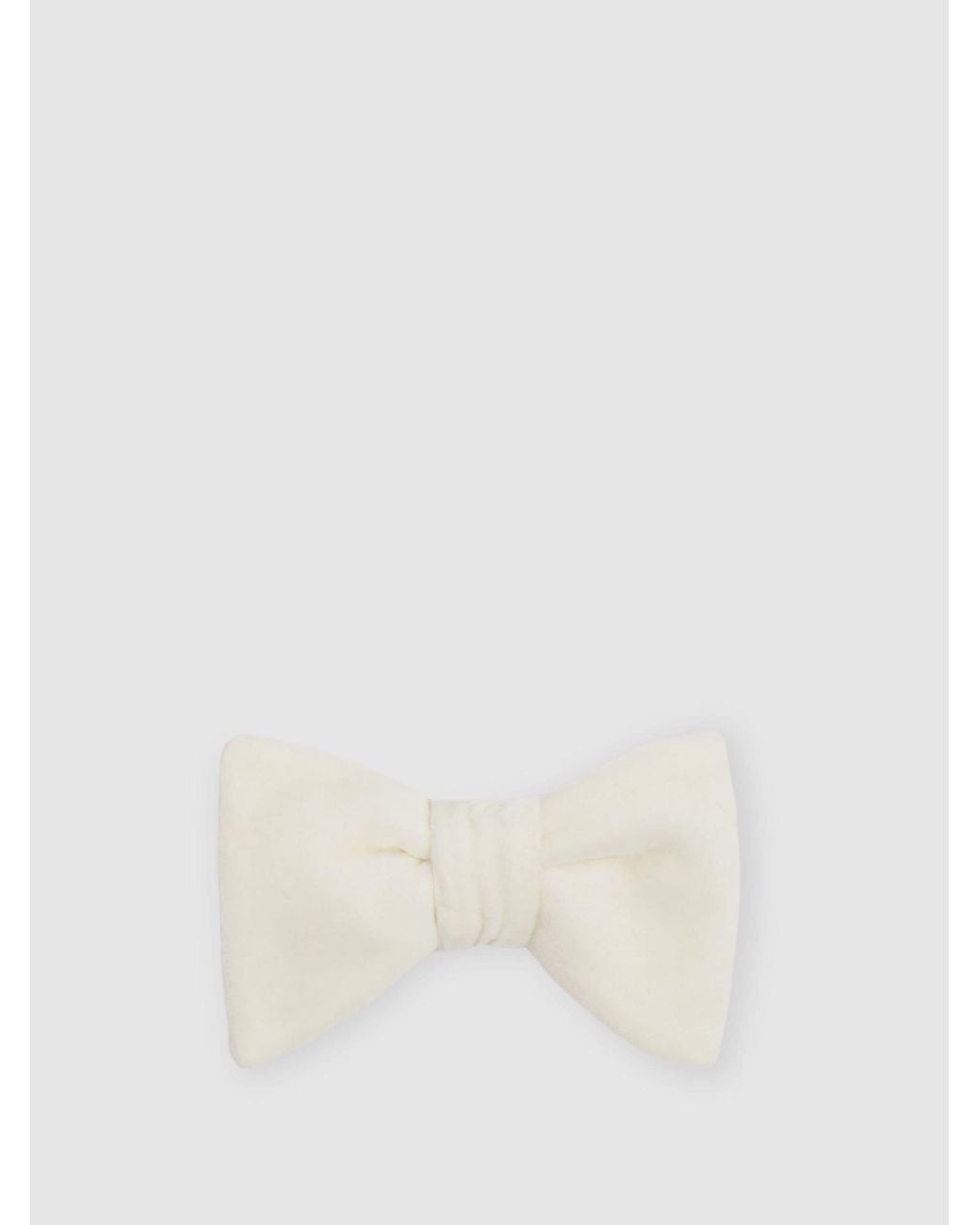 Reiss Natural Hike Velvet Bow Tie for men