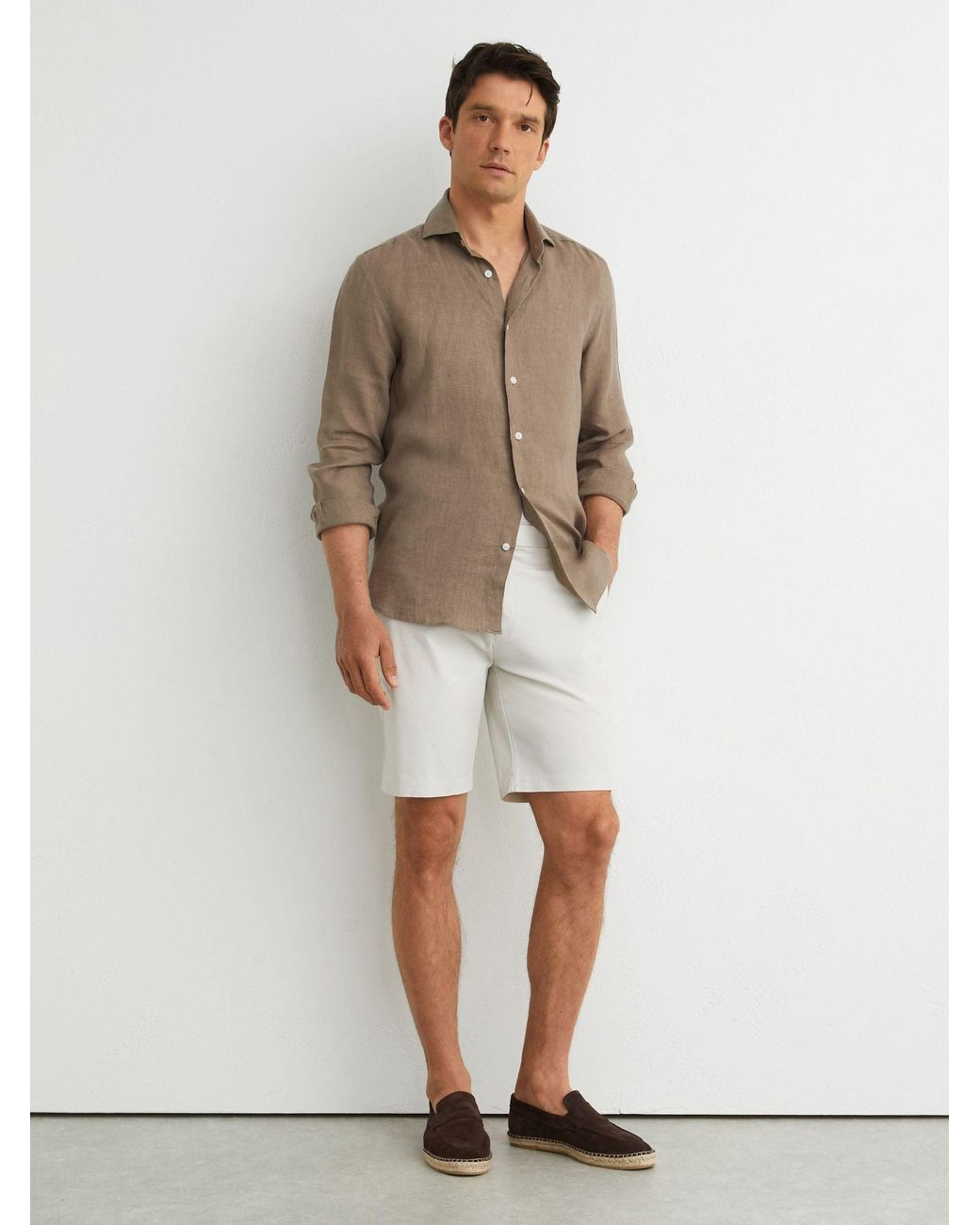 Reiss Multicolor Modern Fit Cotton Blend Chino Shorts, - Resort & Holiday Wear for men