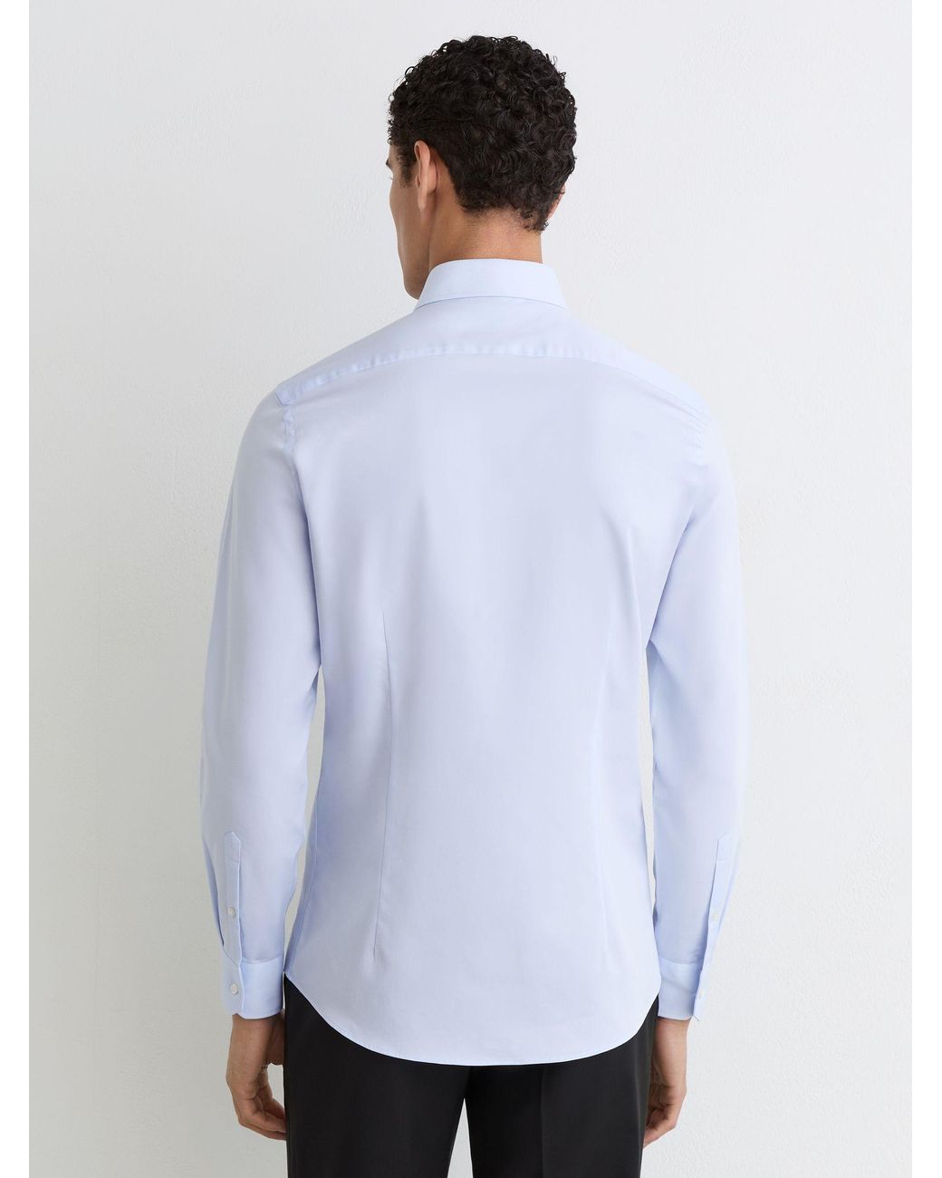 Reiss White Marcelular Fit Cotton Dinner Shirt for men