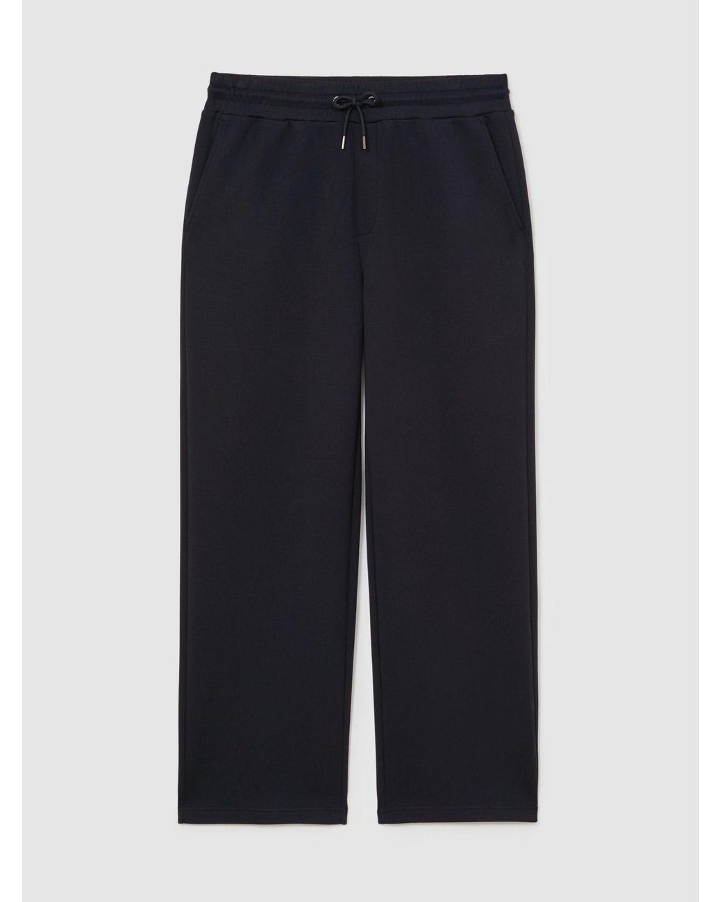Reiss Blue Rivo - Navy Sueded Interlock Jersey Relaxed-fit Joggers, M Regular for men