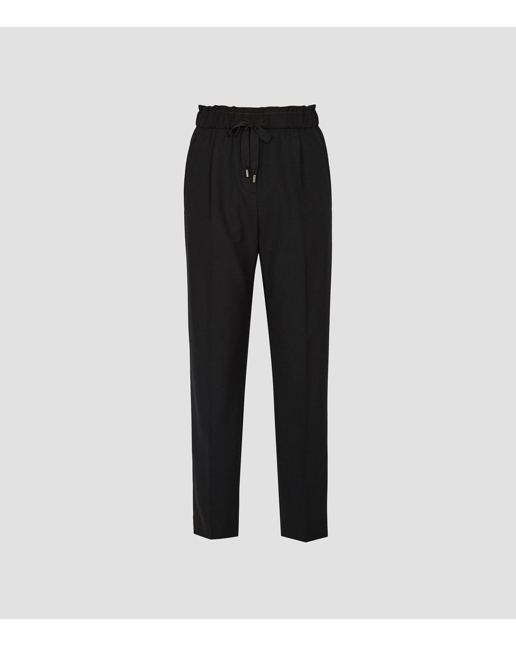 black formal joggers
