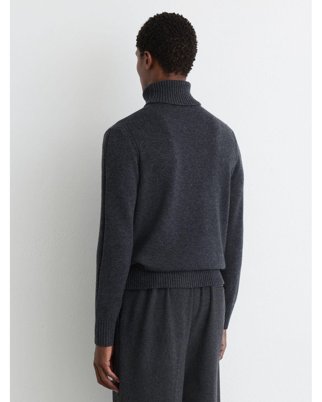 Reiss Blue Osbourne - Charcoal Grey Jumper, M for men