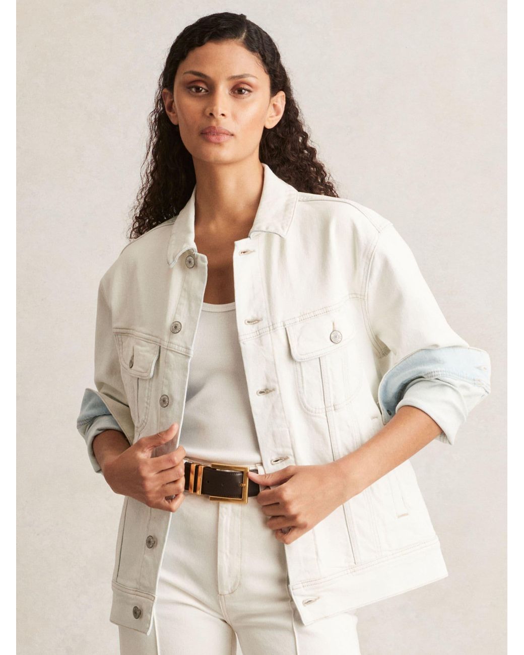 PAIGE Natural Button-Through Denim for men