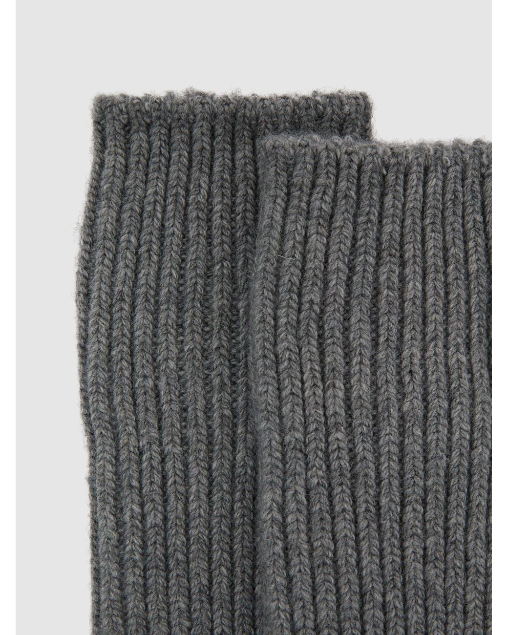 Reiss Gray Socks With Cashmere