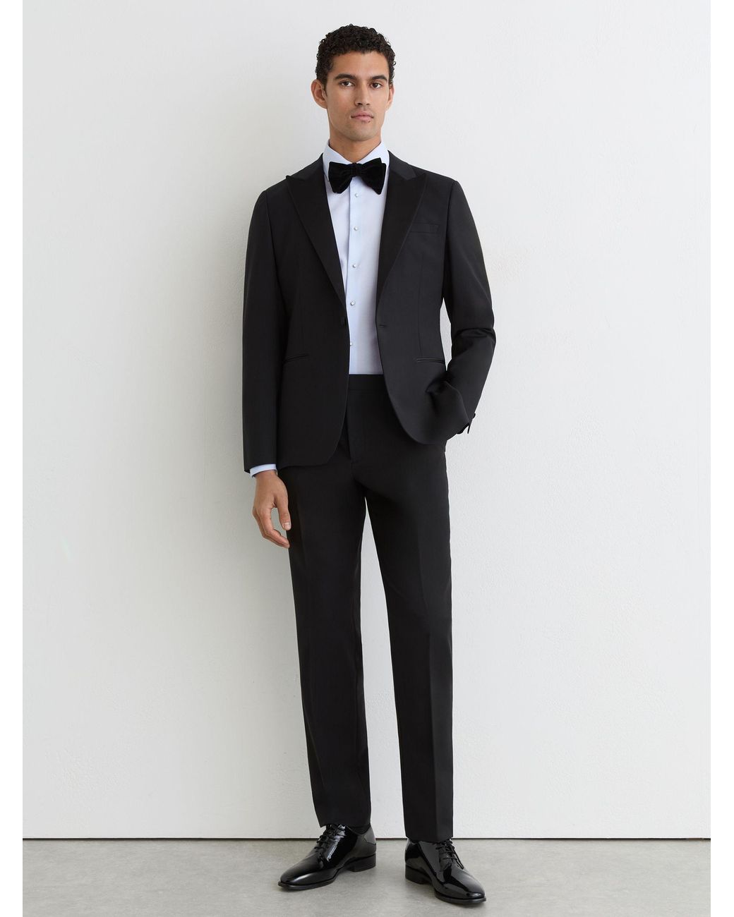 Reiss White Marcelular Fit Cotton Dinner Shirt for men