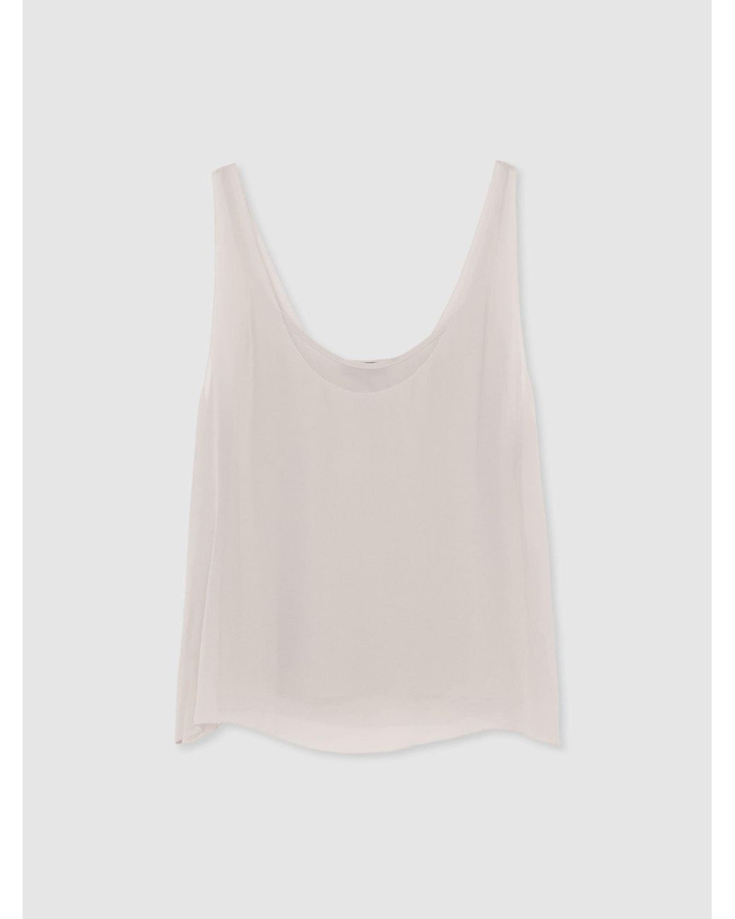 ATELIER Natural Silk-Chiffon Layer Vest