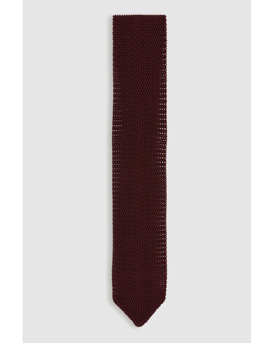 reiss burgundy tie