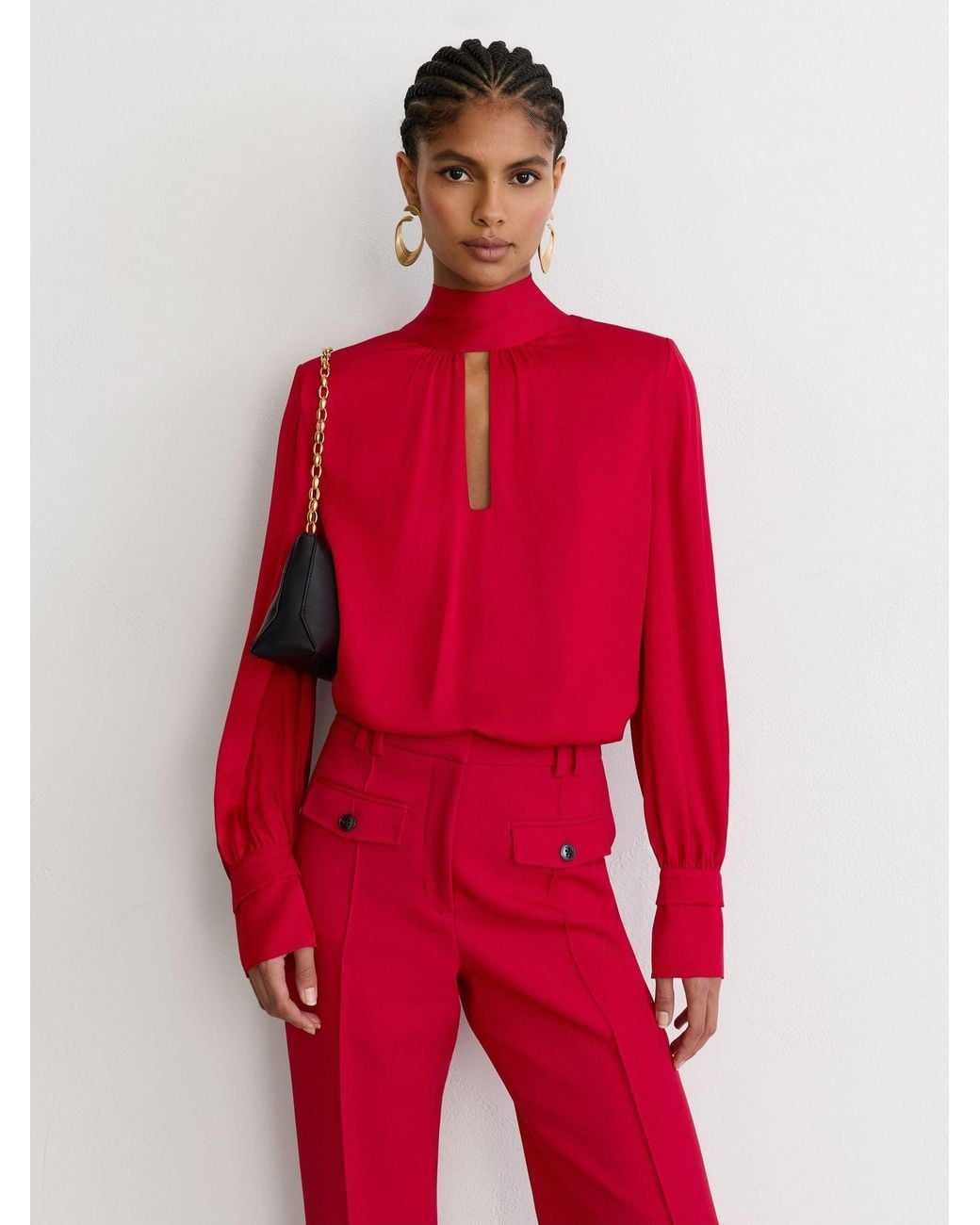 Reiss Red Blouse