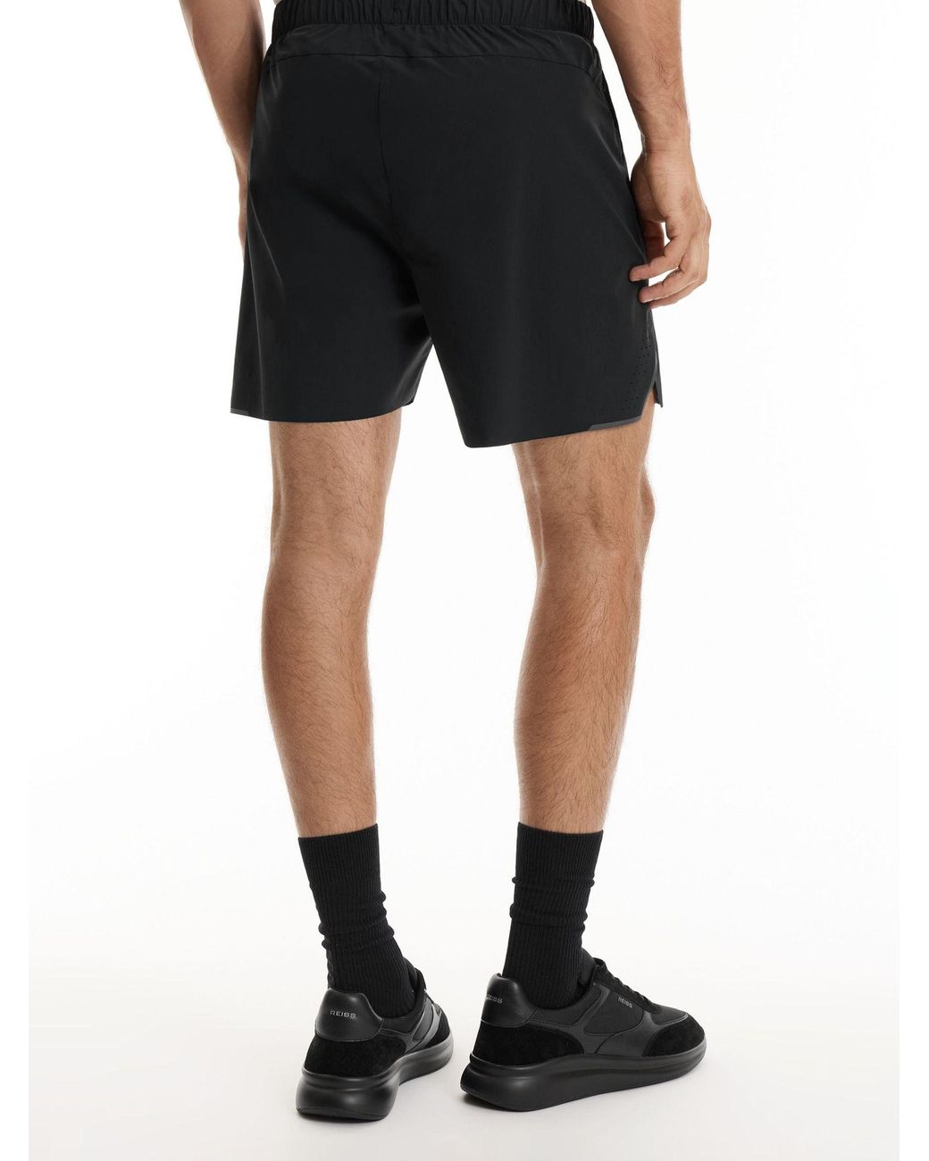 Reiss Black 5 Split Short for men