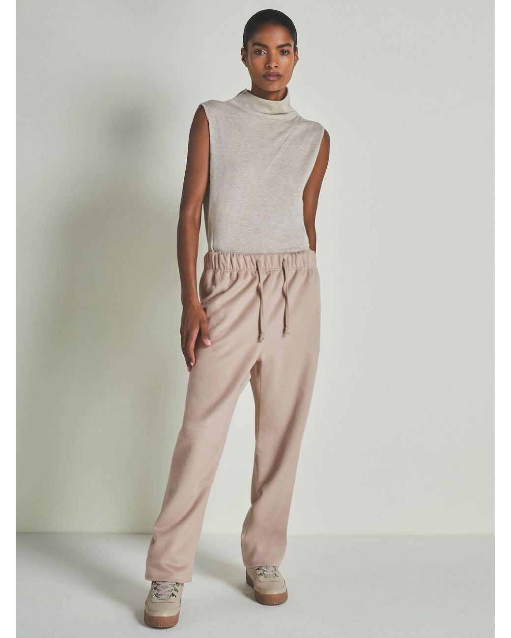 Les 100 Ciels Natural Rowan Merino And Silk Joggers Wool