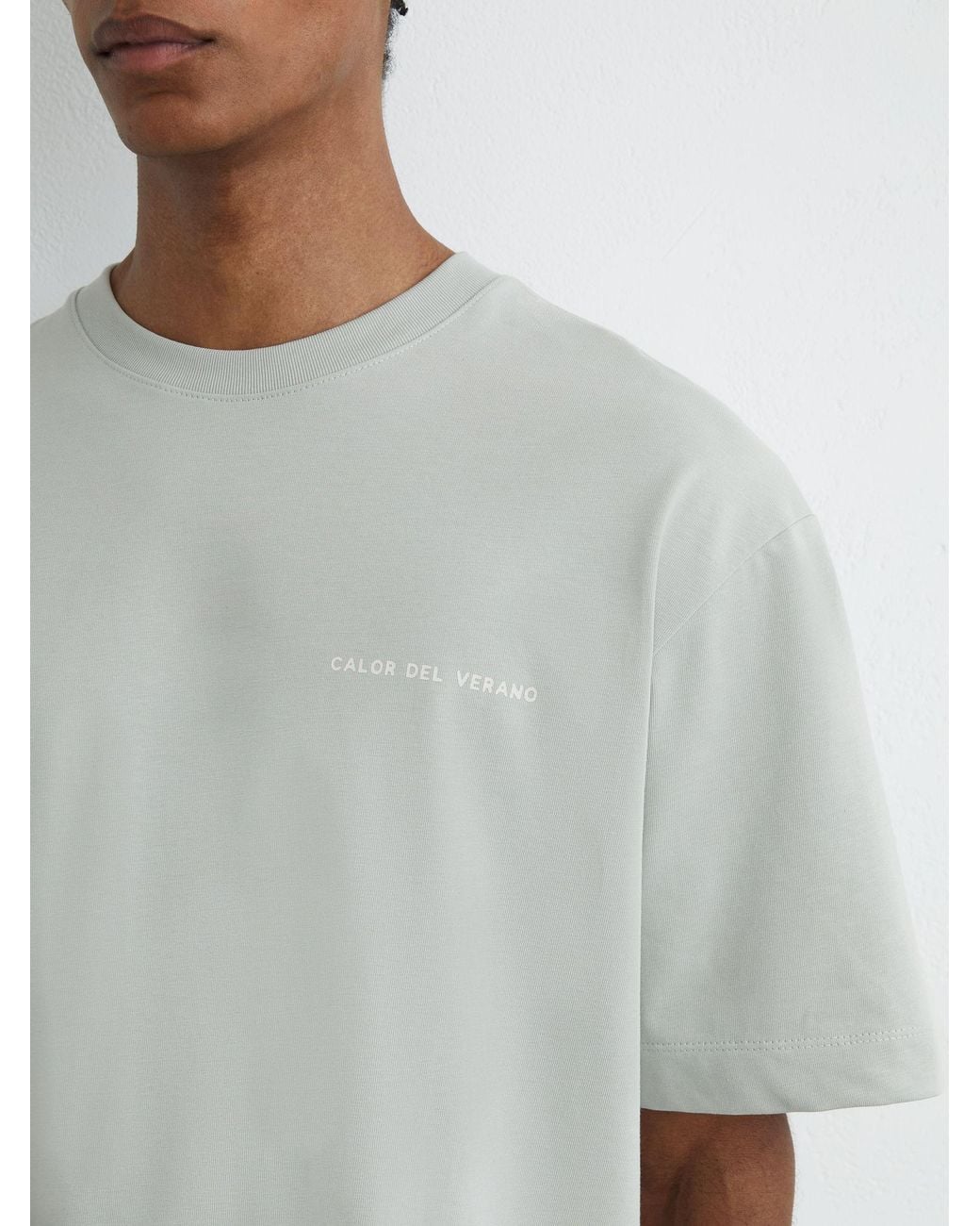 Reiss White Casa - Sage Cotton Logo Short-sleeve Relaxed T-shirt, Xxl for men