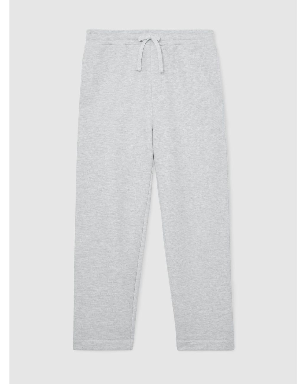 Reiss White Tanner - Grey Melange Cotton-blend Heavyweight Joggers, Xs for men