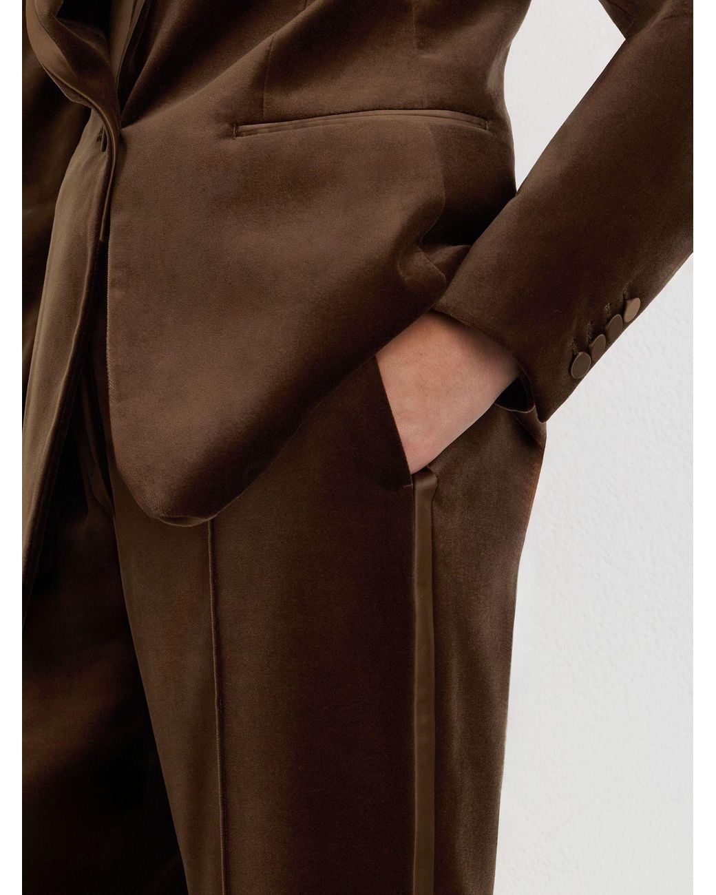 Reiss Brown Suit Trousers