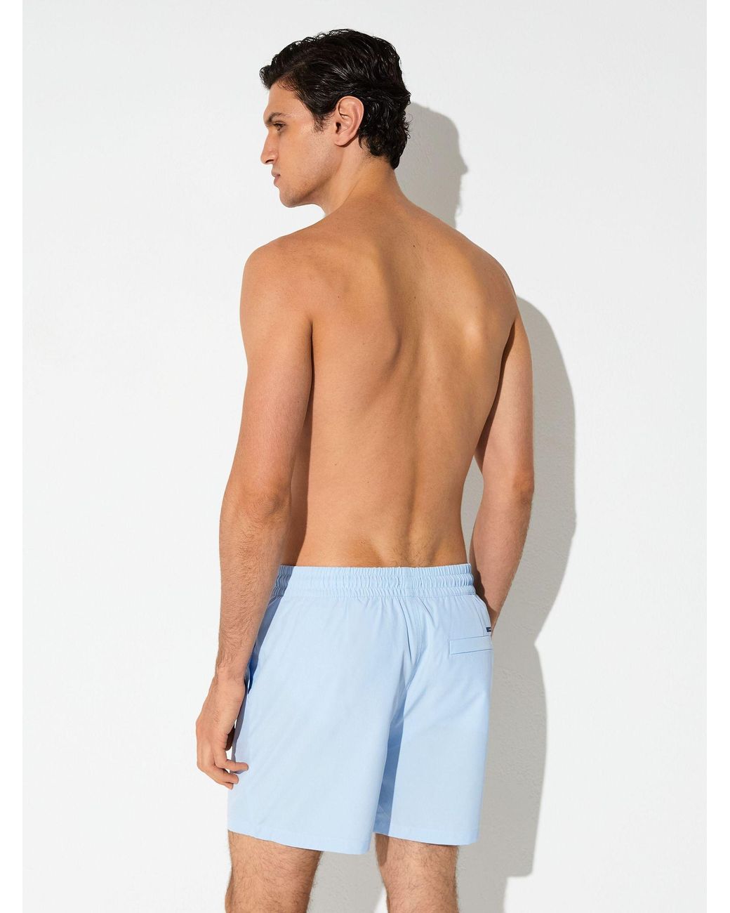 Reiss Blue Drawstring Swim Shorts for men