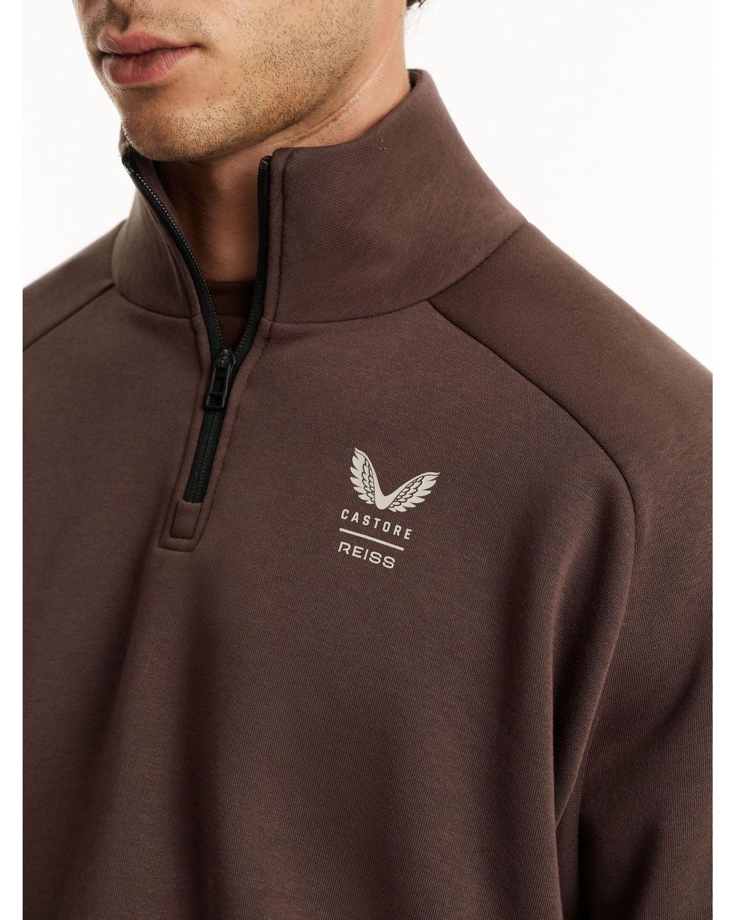 Reiss Brown 1 & 4 Sweatshirt for men
