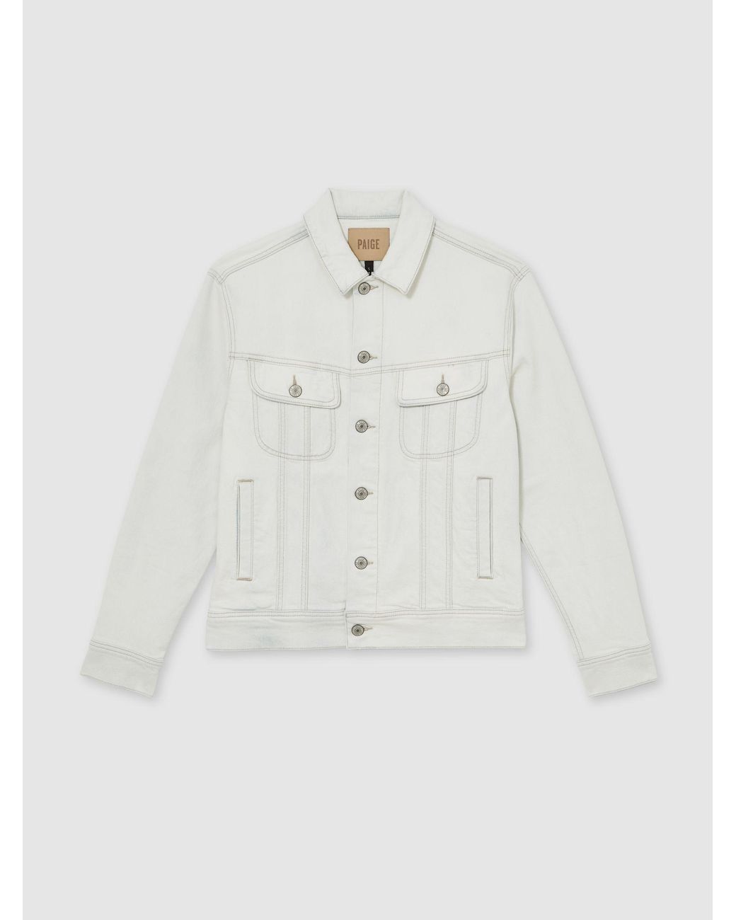 PAIGE Natural Button-Through Denim for men