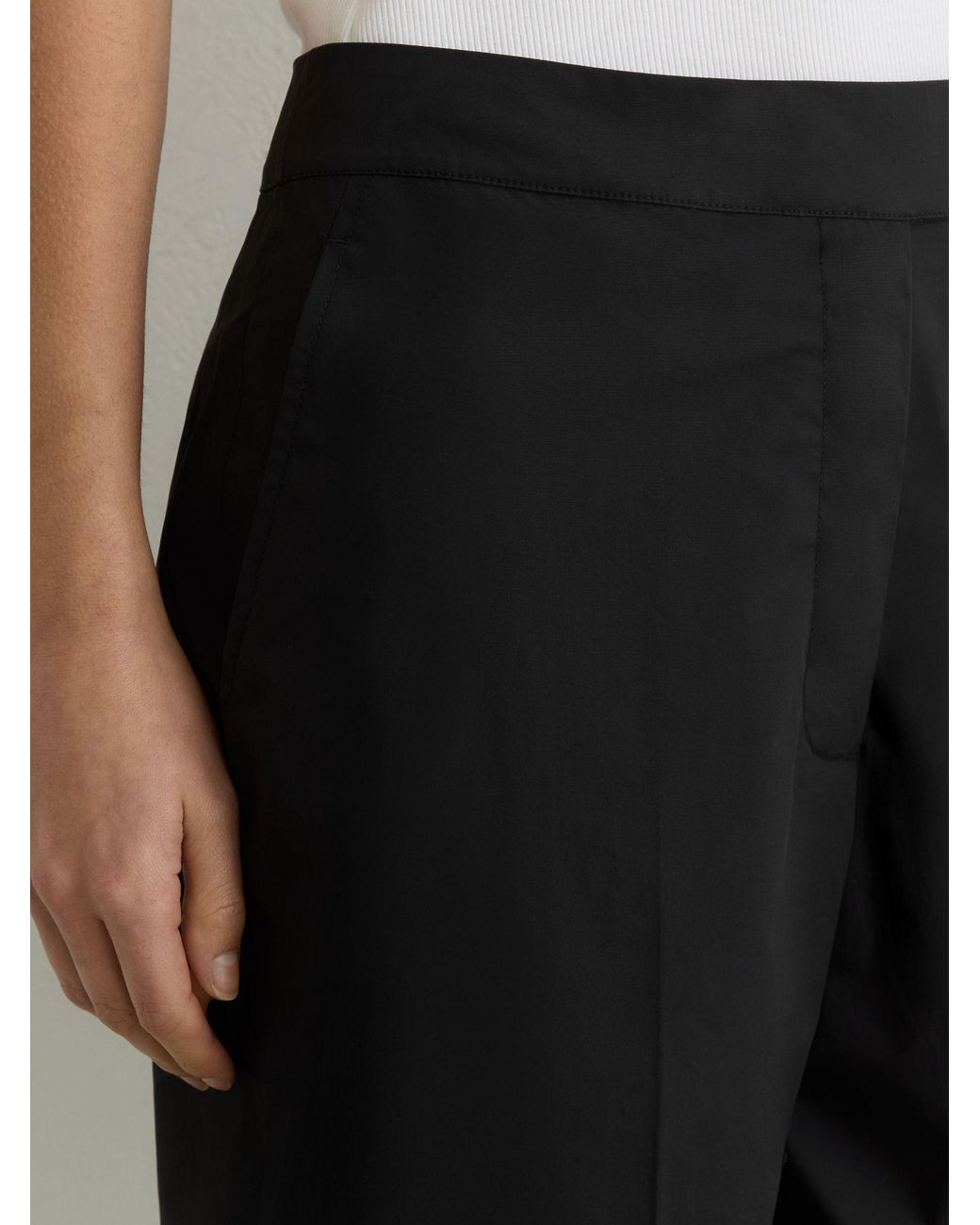 Reiss Multicolor Cotton Stripe-Detail Tapered Trousers